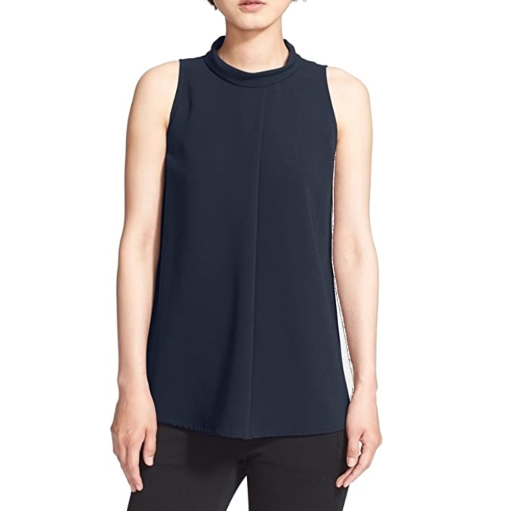 THEORY Talniza Sleeveless Admiral Crepe top